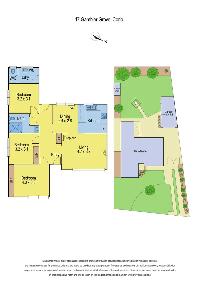 Floorplan of Homely house listing, 17 Gambier Grove, Corio VIC 3214
