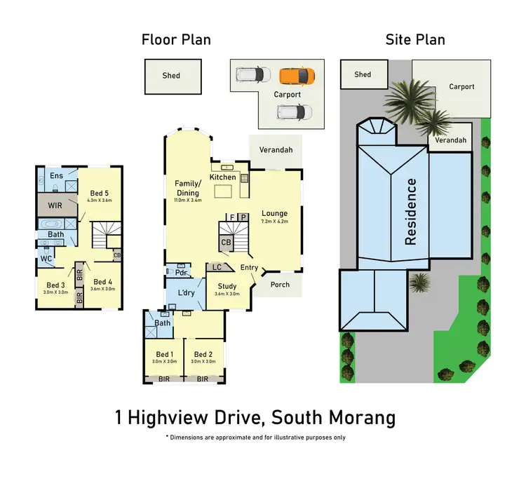 Floorplan of Homely house listing, 1 Highview Drive, South Morang VIC 3752