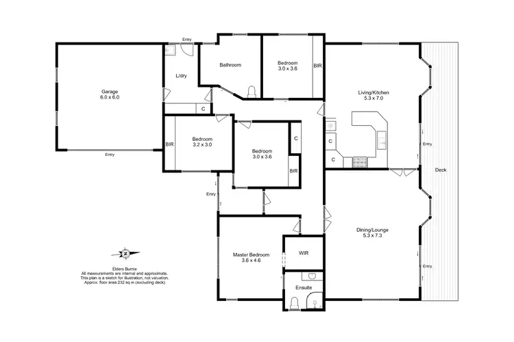 Floorplan of Homely house listing, 7 Sebastian Court, Romaine TAS 7320