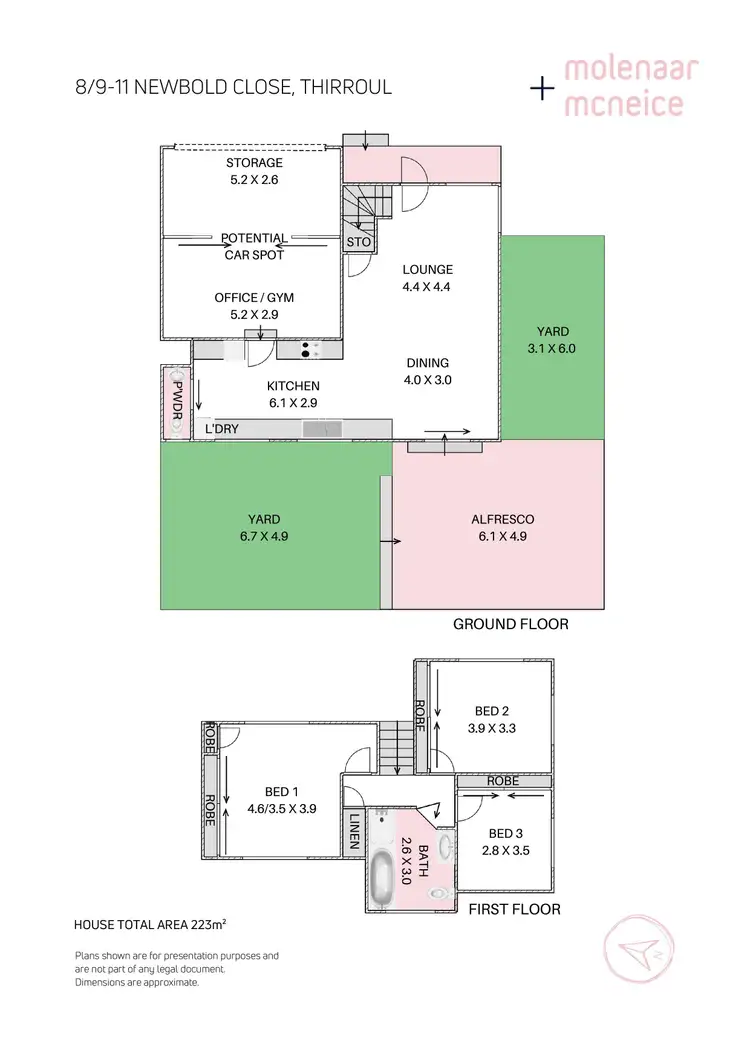 Floorplan of Homely townhouse listing, 8/9-11 Newbold Close, Thirroul NSW 2515