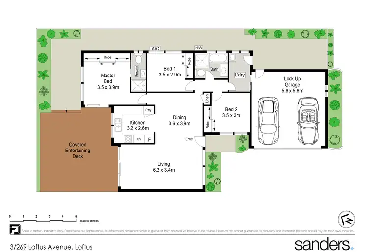 Floorplan of Homely villa listing, 3/269 Loftus Avenue, Loftus NSW 2232