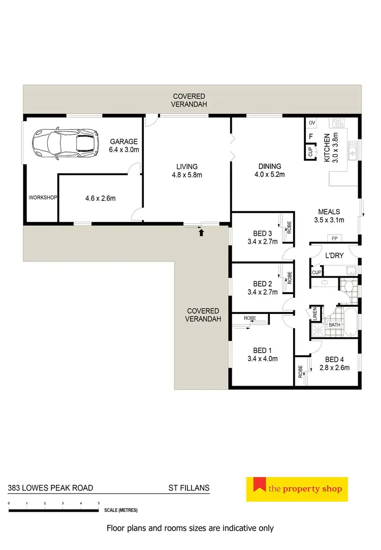 Floorplan of Homely rural property listing, 383 Lowes Peak Road, Mudgee NSW 2850