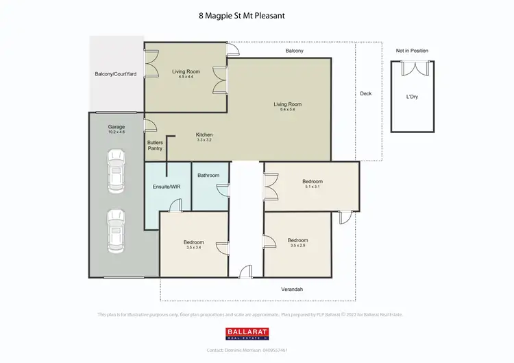 Floorplan of Homely house listing, 8 Magpie Street, Golden Point VIC 3350