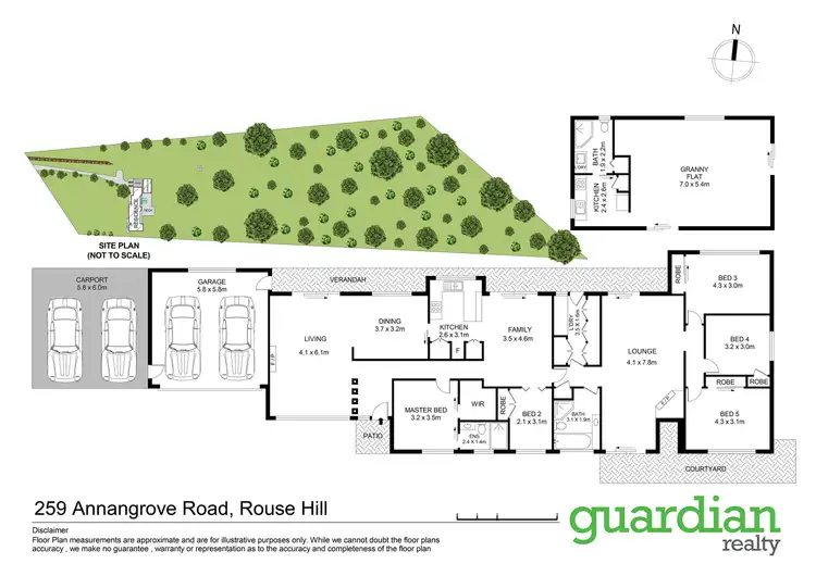 Floorplan of Homely rural property listing, 259 Annangrove Road, Rouse Hill NSW 2155