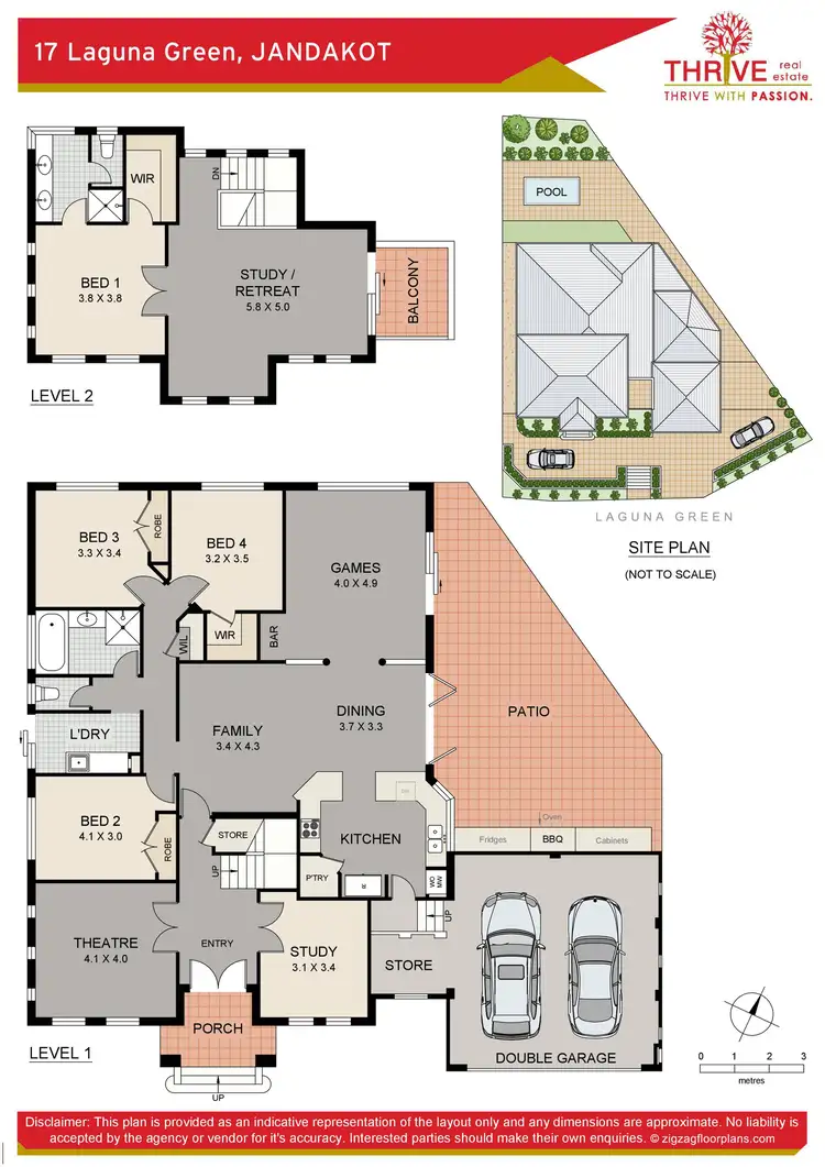Floorplan of Homely house listing, 17 Laguna Green, Jandakot WA 6164