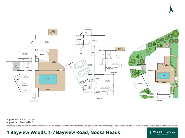 Floorplan of Homely house listing, 4/1-7 Bayview Road, Noosa Heads QLD 4567