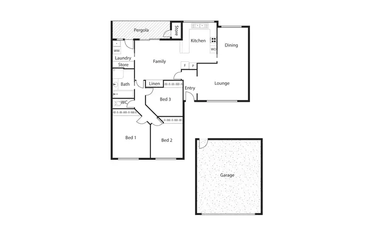 Floorplan of Homely house listing, 9 Satchell Place, Isaacs ACT 2607