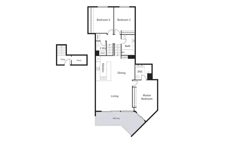 Floorplan of Homely apartment listing, 17/41 Blackall Street, Barton ACT 2600