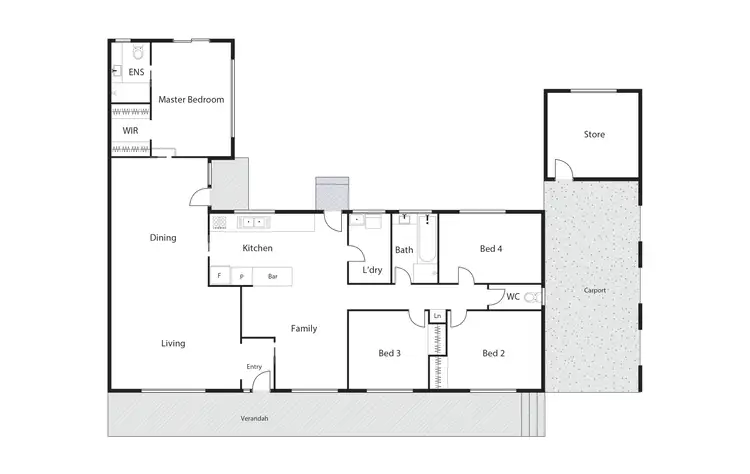 Floorplan of Homely house listing, 1 Mcgivern Crescent, Kambah ACT 2902