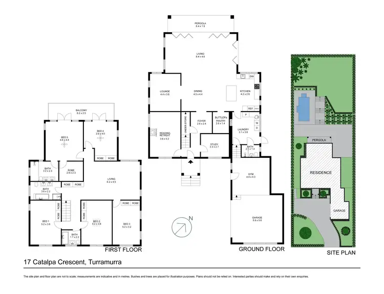 Floorplan of Homely house listing, 17 Catalpa Crescent, Turramurra NSW 2074