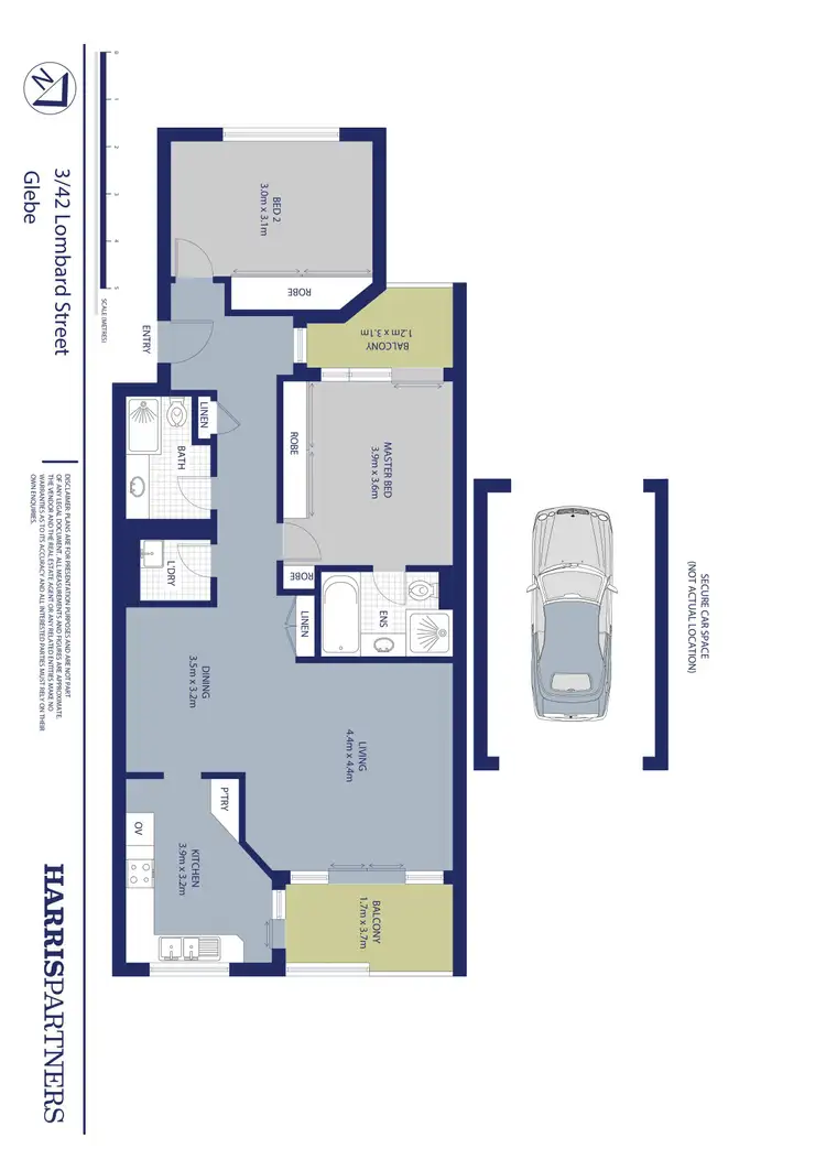 Floorplan of Homely unit listing, 3/42 Lombard Street, Glebe NSW 2037