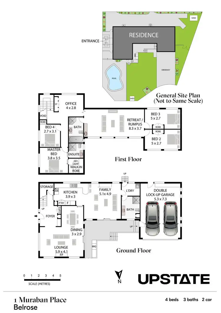 Floorplan of Homely house listing, 1 Muraban Place, Belrose NSW 2085
