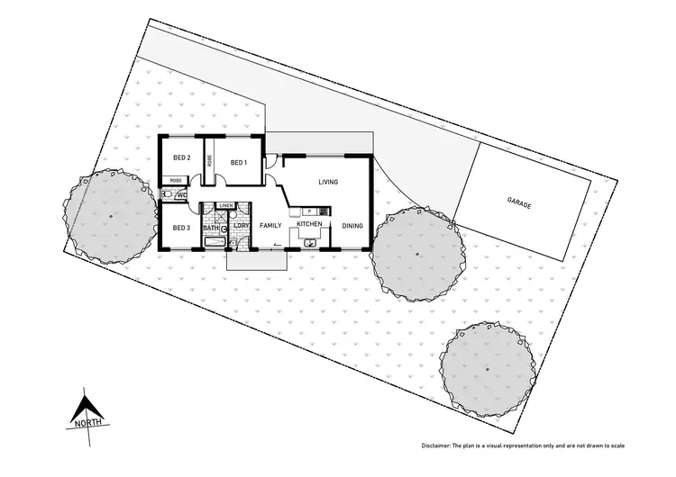 Floorplan of Homely house listing, 5 Kaberry Place, Chisholm ACT 2905