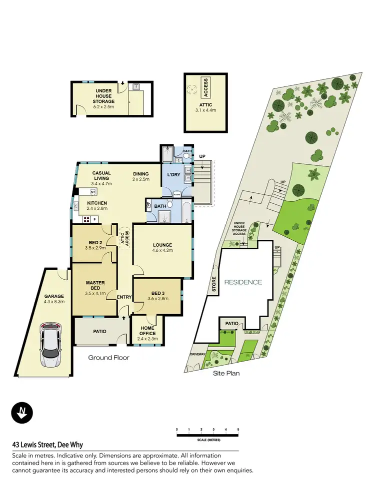 Floorplan of Homely house listing, 43 Lewis Street, Dee Why NSW 2099