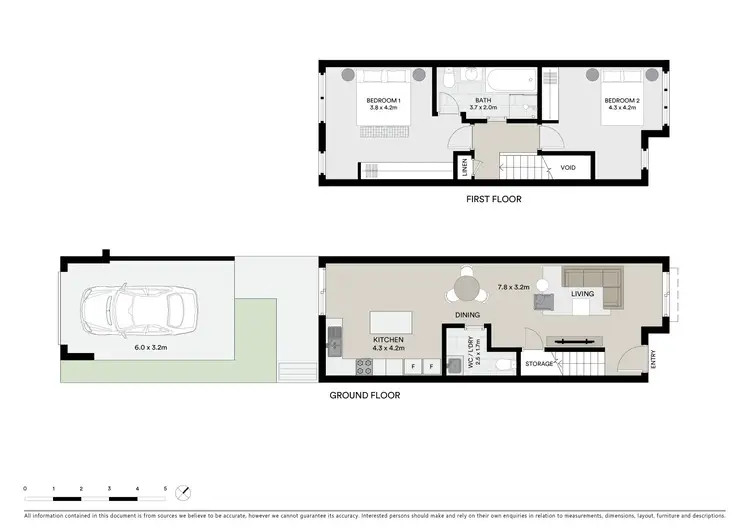 Floorplan of Homely townhouse listing, 79 Greg Urwin Circuit, Casey ACT 2913