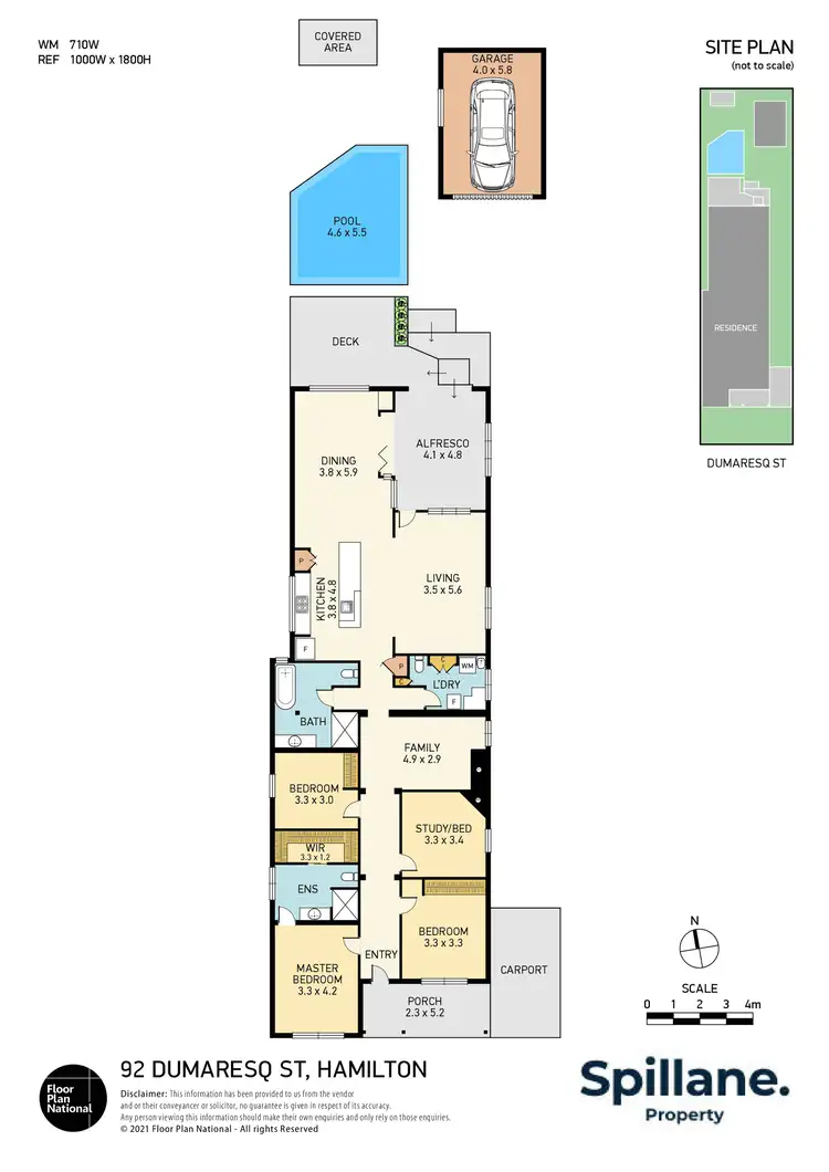 Floorplan of Homely house listing, 92 Dumaresq Street, Hamilton NSW 2303