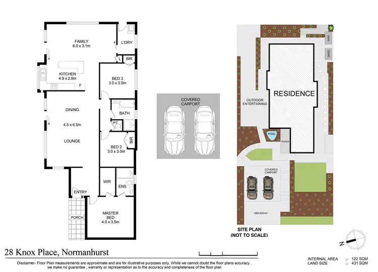 Floorplan of Homely house listing, 28 Knox Place, Normanhurst NSW 2076