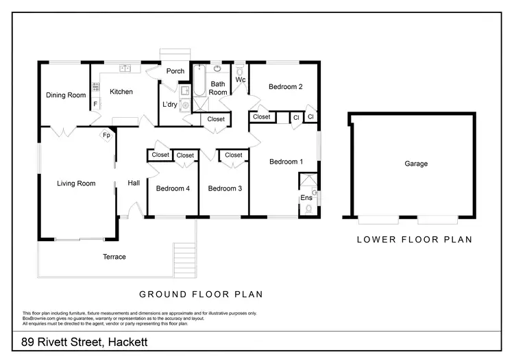 Floorplan of Homely house listing, 89 Rivett Street, Hackett ACT 2602