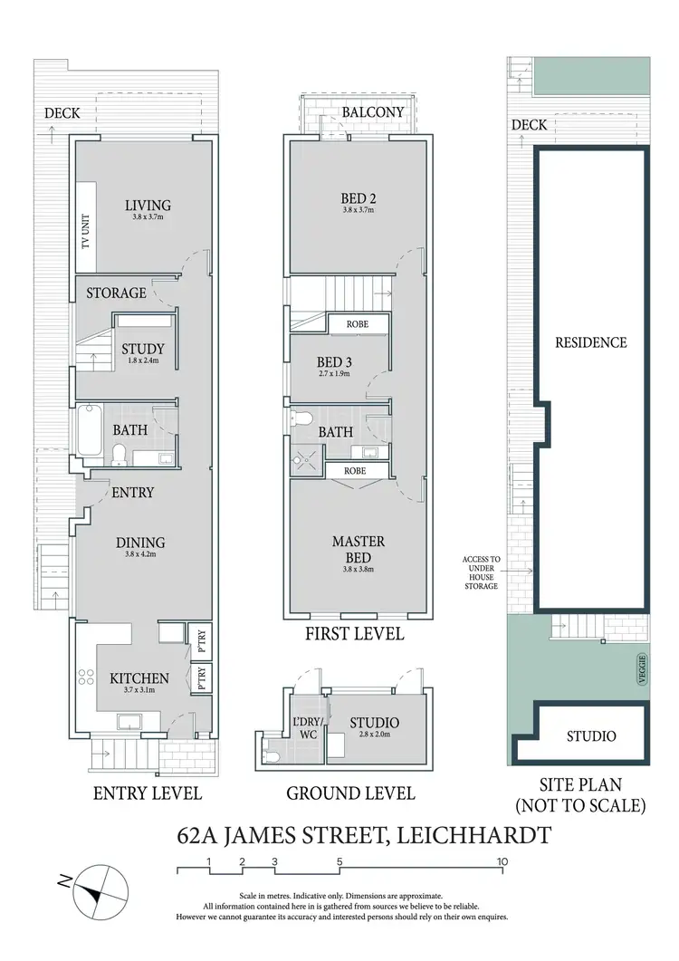 Floorplan of Homely house listing, 62A James Street, Leichhardt NSW 2040