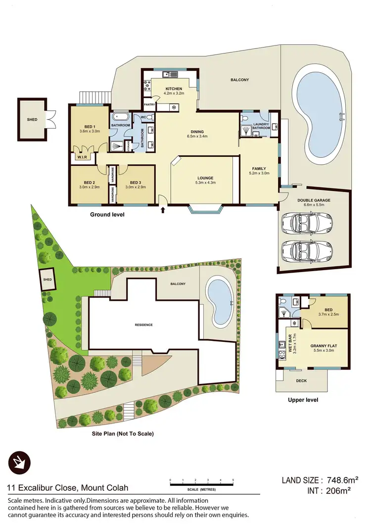 Floorplan of Homely house listing, 11 Excalibur Close, Mount Colah NSW 2079