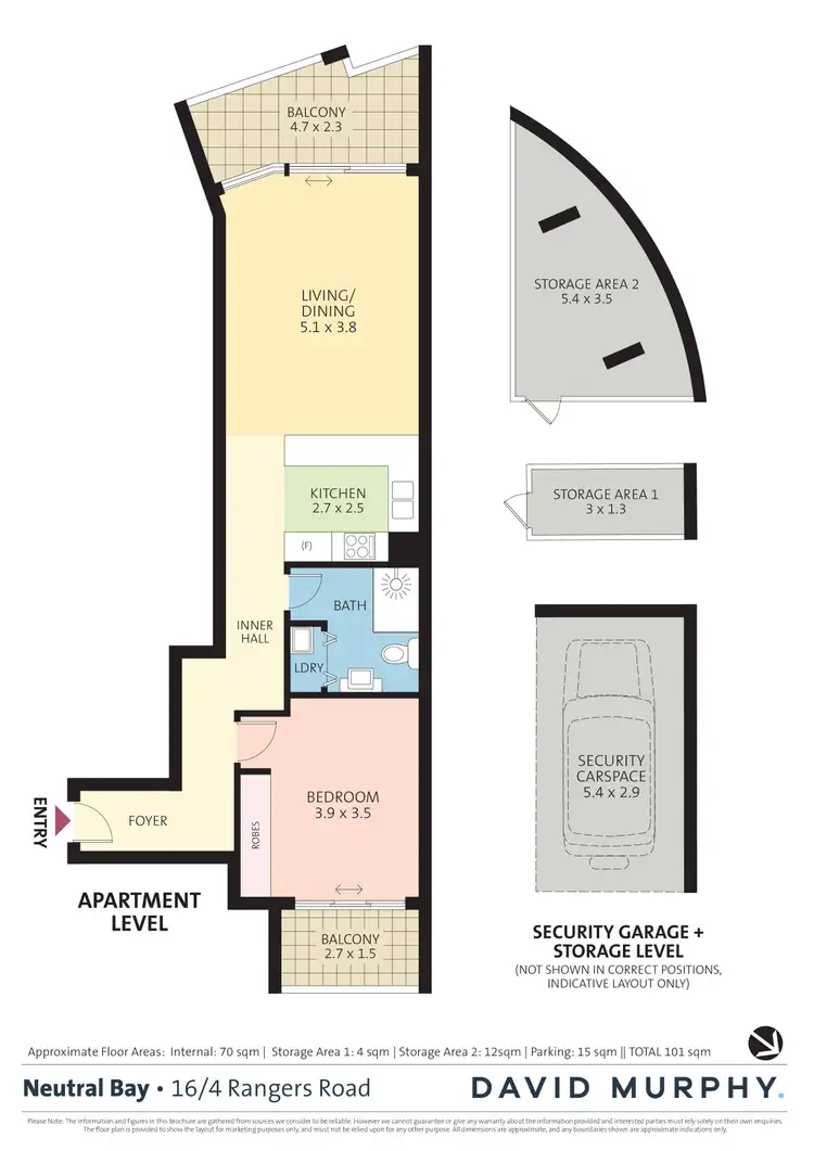 Floorplan of Homely apartment listing, 16/4 Rangers Road, Neutral Bay NSW 2089