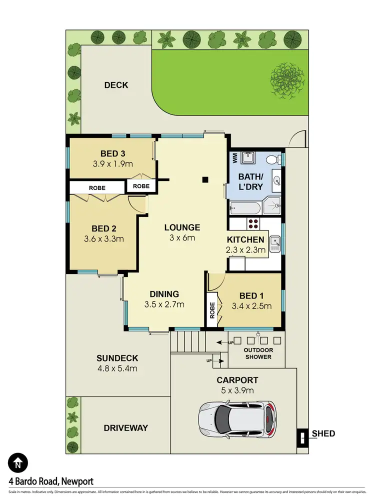 Floorplan of Homely house listing, 4 Bardo Road, Newport NSW 2106