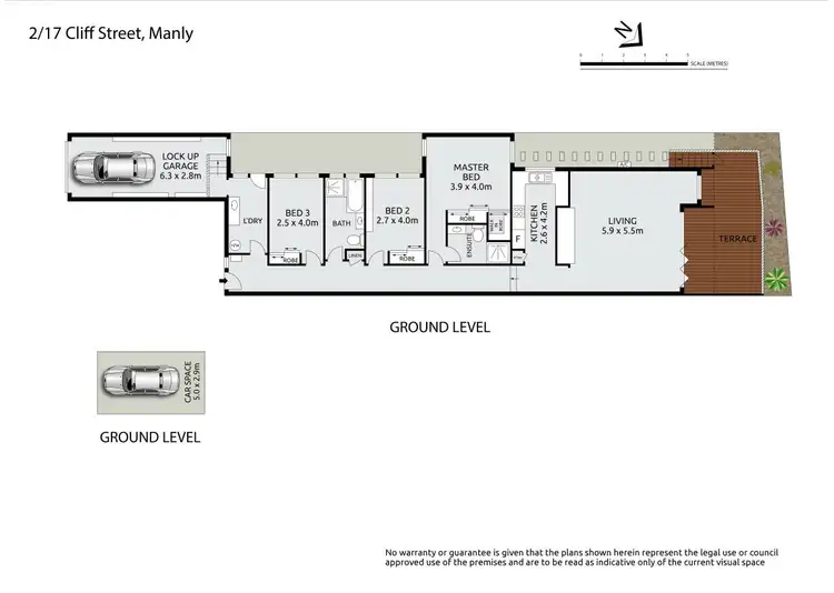 Floorplan of Homely apartment listing, 2/17 Cliff Street, Manly NSW 2095