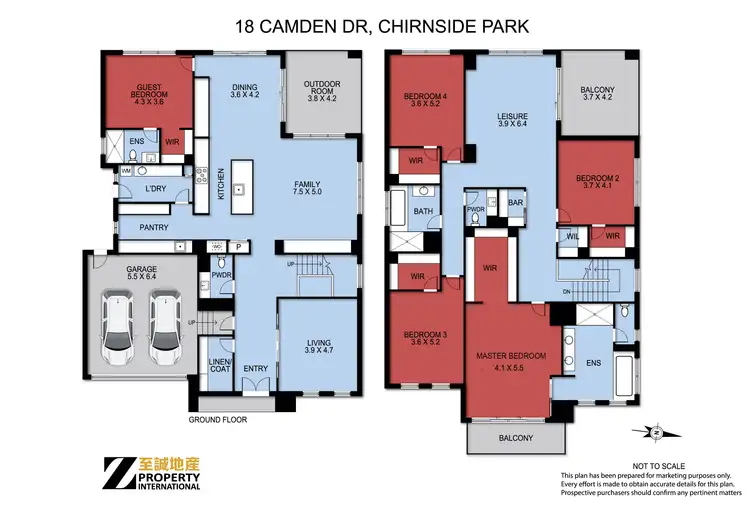 Floorplan of Homely house listing, 18 Camden Drive, Chirnside Park VIC 3116