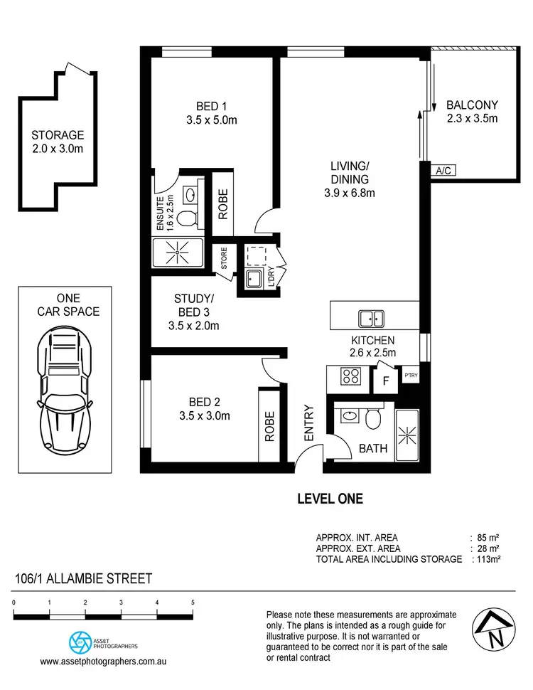 Floorplan of Homely apartment listing, 106/1 Allambie Street, Ermington NSW 2115