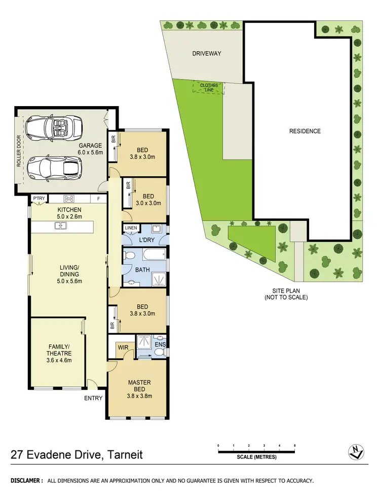 Floorplan of Homely house listing, 27 Evadene Drive, Tarneit VIC 3029