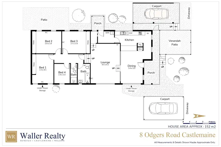 Floorplan of Homely house listing, 8 Odgers Road, Castlemaine VIC 3450