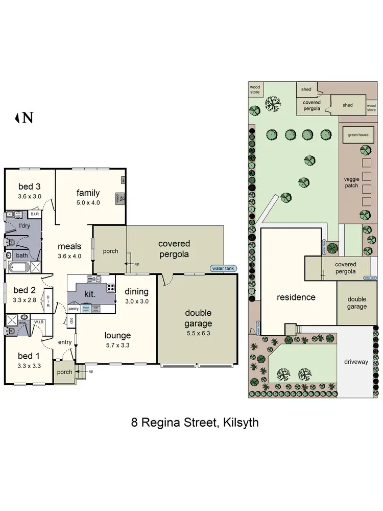 Floorplan of Homely house listing, 8 Regina Street, Kilsyth VIC 3137