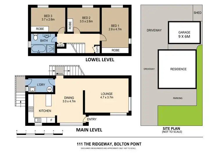 Floorplan of Homely house listing, 111 The Ridgeway, Bolton Point NSW 2283