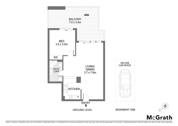 Floorplan of Homely apartment listing, G04/3-11 Orara Street, Waitara NSW 2077