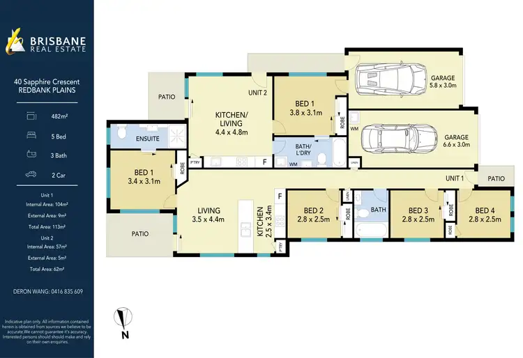Floorplan of Homely house listing, 40 Sapphire Crescent, Redbank Plains QLD 4301