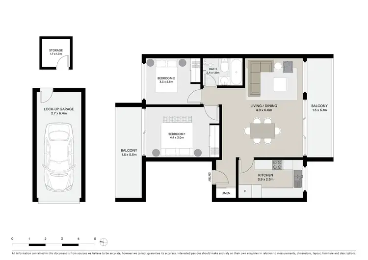 Floorplan of Homely apartment listing, 11/19 The Strand, Rockdale NSW 2216