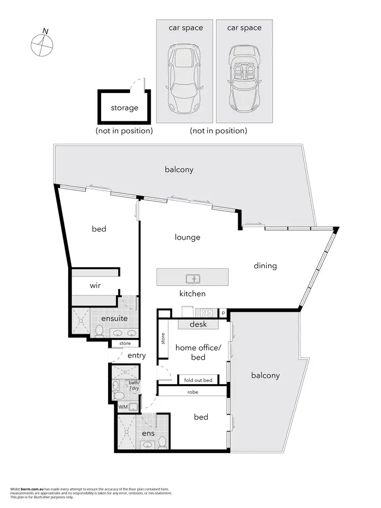 Floorplan of Homely apartment listing, 103/11 Trevillian Quay, Kingston ACT 2604