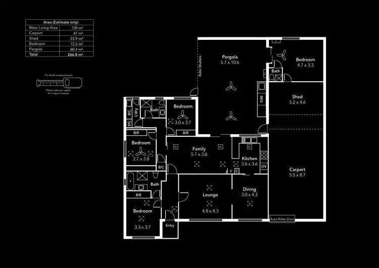 Floorplan of Homely house listing, 7 Sir Ross Smith Avenue, North Haven SA 5018