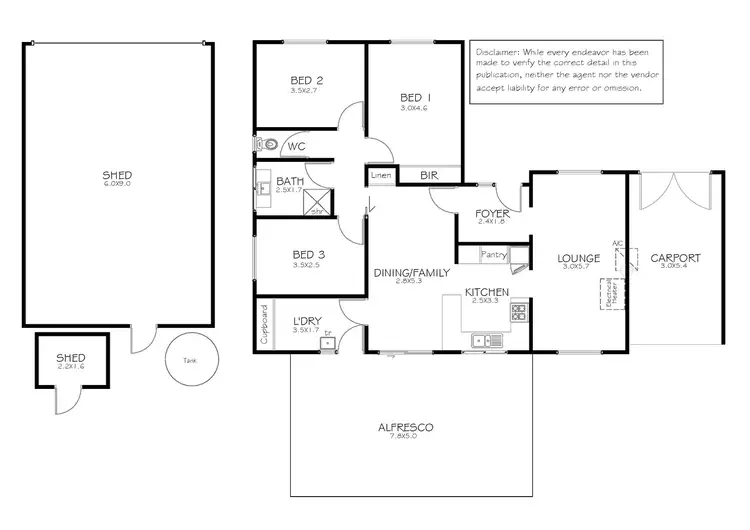 Floorplan of Homely house listing, 10 Ridley Crescent, Port Lincoln SA 5606