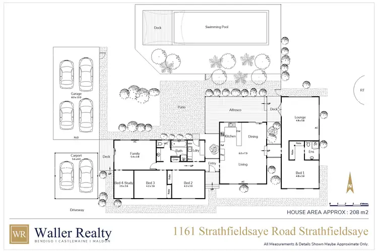 Floorplan of Homely house listing, 1161 Strathfieldsaye Road, Strathfieldsaye VIC 3551