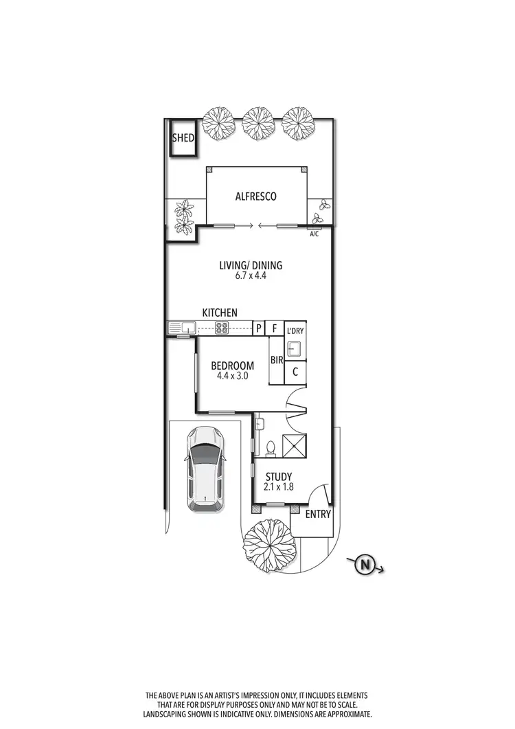 Floorplan of Homely unit listing, 4/7 O'Connor Street, Reservoir VIC 3073