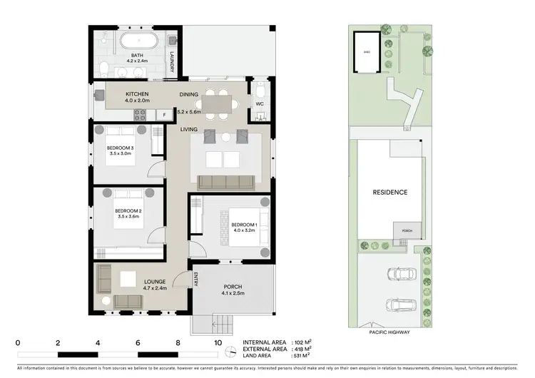 Floorplan of Homely house listing, 9 Pacific Highway, Ourimbah NSW 2258