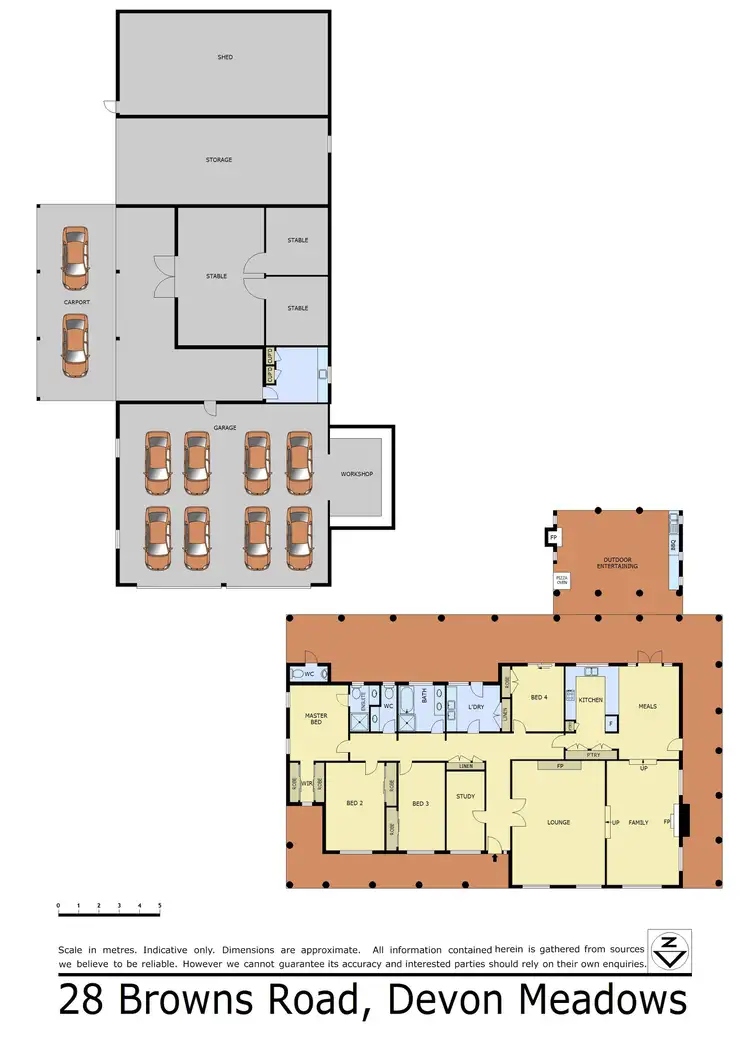 Floorplan of Homely house listing, 28 Browns Road, Devon Meadows VIC 3977