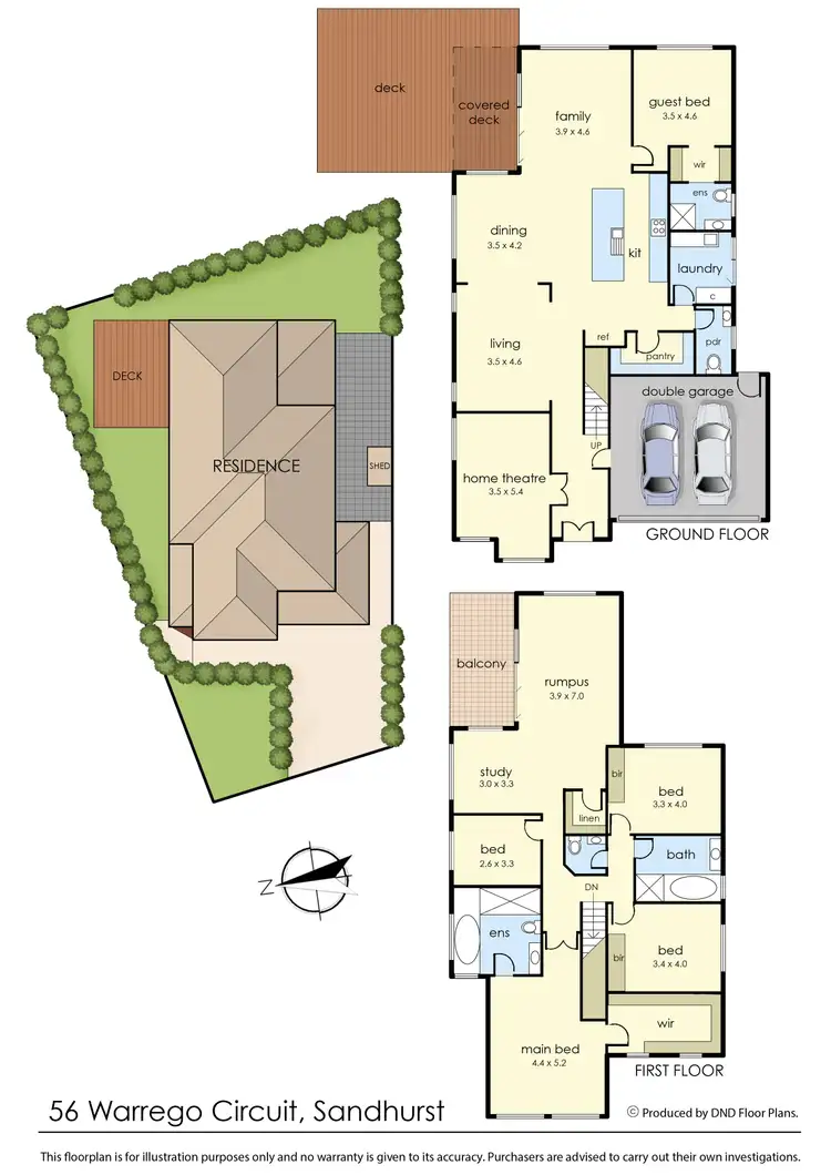 Floorplan of Homely house listing, 56 Warrego Circuit, Sandhurst VIC 3977