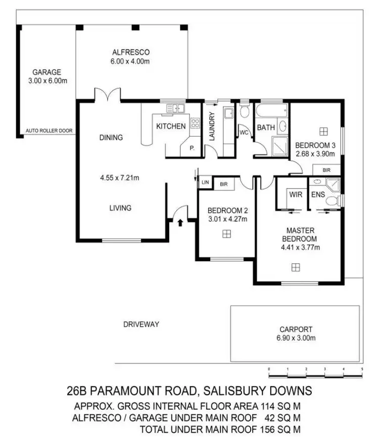 Floorplan of Homely house listing, 26B Paramount Road, Salisbury Downs SA 5108