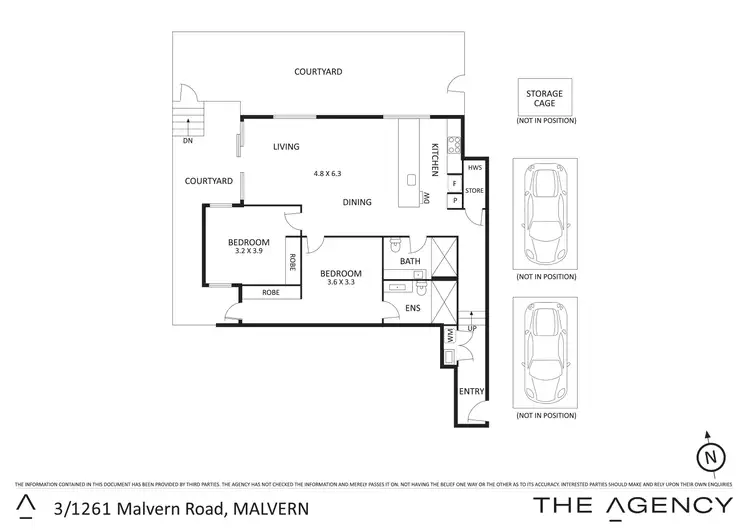 Floorplan of Homely apartment listing, 3/1261 Malvern Road, Malvern VIC 3144