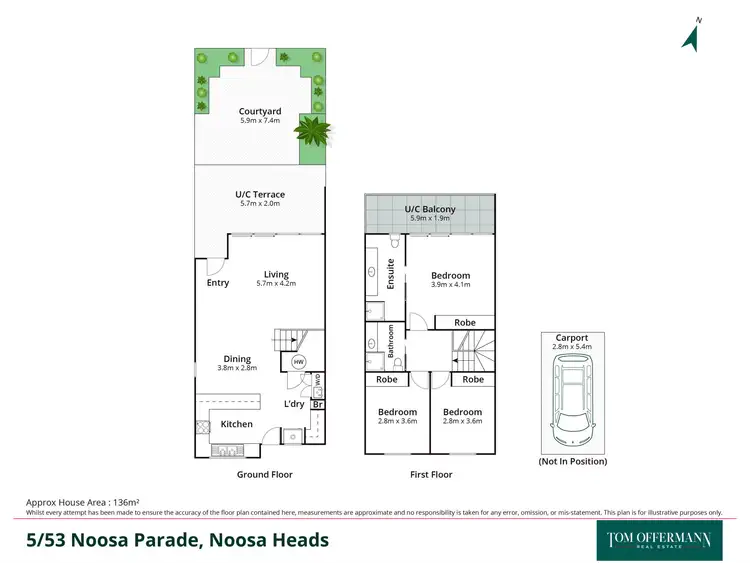 Floorplan of Homely unit listing, 5/53 Noosa Parade, Noosa Heads QLD 4567