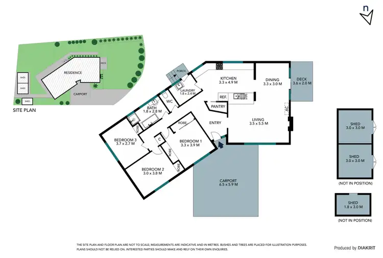 Floorplan of Homely house listing, 8 Teal Crescent, Lalor VIC 3075