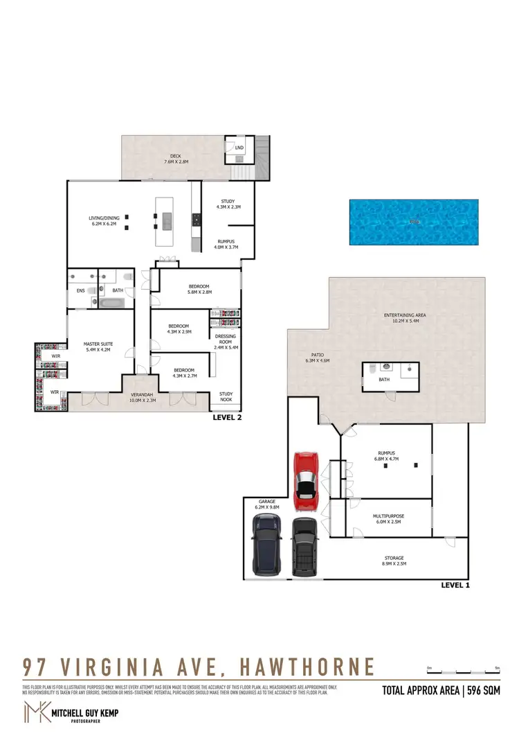 Floorplan of Homely house listing, 97 Virginia Avenue, Hawthorne QLD 4171
