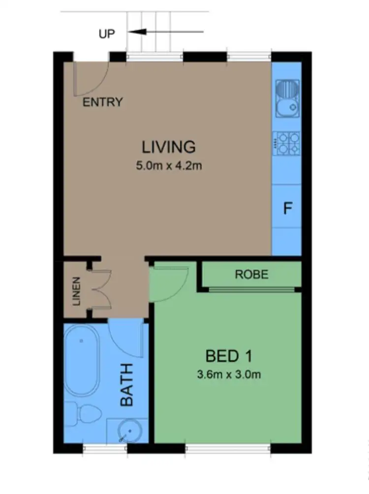 Floorplan of Homely apartment listing, 5/125 Elouera Road, Cronulla NSW 2230